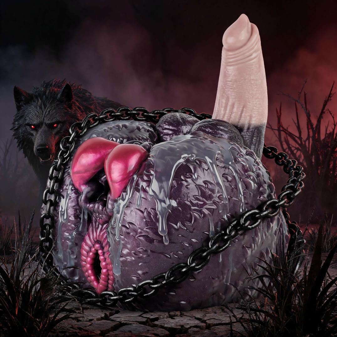 GEEBA brown hyena masturbator buttock Hyena rump G6627